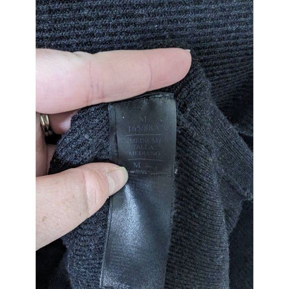 ALLSAINTS Ridley Jumper Sweater Wool Cashmere Ribbed Knit Sweater - Size M - Picture 6 of 7